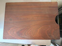 京东京造 菜板 砧案板切菜实木家用双面抗菌【乌檀整木】加厚 50*35*3cm 实拍图