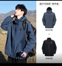 骆驼（CAMEL）冲锋衣男女外套三合一可拆卸两件套户外暴雨级防水防风登山服 实拍图