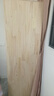 福霜【包安装】全实木衣柜家用卧室推拉门收纳柜子移门原木风大衣橱 80宽50深180高【两米高联系客服免费升级】 (原木无漆)纯实木无贴皮 实拍图