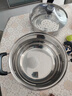 爱仕达（ASD）汤锅 304不锈钢小蒸锅 蒸煮一体汤锅 22CM燃气电磁炉通用奶锅B1-Z 实拍图