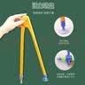 博教（BOJIAO）（BOJIAO）磁吸式大号三角尺套装老师教学用具塑料大三角尺量角器圆规数学教具 圆规 实拍图