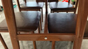 全品屋餐桌椅组合家用饭桌子小户型简约公寓快餐出租商用长方形电脑桌 胡桃木色 120cm 【宽80CM】单桌子 实拍图