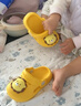 牧童儿童拖鞋夏男宝宝洞洞鞋软底女童卡通洗澡婴幼儿家居鞋奶狮黄150 实拍图