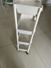 京东物流 书架推车式置物架移动落地储物架简易多层收纳架 4层 【带轮】容量升级 【稳固不晃】 实拍图