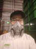 松工（songgong）防尘面具 防工业粉尘粉刷喷漆面罩 防生活沙尘粉尘口罩面罩过滤器 防尘面具 6200防尘口罩 实拍图