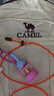 骆驼（CAMEL）户外轻便登山包专业徒步旅行旅游背包休闲运动学生双肩包  绛紫色 实拍图