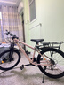 凤凰（Phoenix） 上海凤凰山地自行车成人男士女式学生变速宽胎越野赛车公路单车 钢架辐条轮粉【省力全轴承】 24寸24速【参考:138-168cm】 实拍图