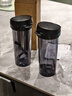 特百惠（Tupperware）茶韵500ml塑料杯男女士学生运动水杯子大容量泡茶杯 酷炫黑 实拍图