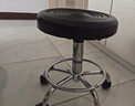 华恺之星吧台椅可升降吧台凳子家用转椅滑轮办公椅搁脚椅餐椅子BY659黑 实拍图