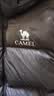 骆驼（CAMEL）[黑钻3.0]羽绒服男90%绒保暖时尚显瘦高蓬羽绒服女 A13CAPN110A5，幻影黑 ，中性（金箔内） M 实拍图