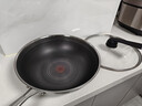 苏泊尔（SUPOR）炒锅 99.9%抗菌不锈钢炒菜锅32cm蜂窝平底煎炒锅电磁炉燃气灶通用 实拍图
