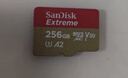 闪迪（SanDisk）256GB TF(MicroSD)内存卡 4K极速金卡A2 V30 U3行车记录仪 运动相机无人机 监控存储卡 读190MB/s 实拍图