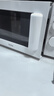海尔（Haier）快捷微波炉家用小型 360°转盘加热 旋钮操控 易洁内胆 白色HW-M20J1W 实拍图