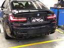 奥迈尔宝马5系3系尾翼碳纤维刀锋i3改装三系五系M4M3M5MP530Li320330L 19-25款3系I3G20G28M4刀锋(亮黑) 实拍图