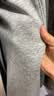 JEANSWEST LIFE真维斯加绒休闲裤男士2025冬季运动男款裤子双层加厚保暖束脚裤男 实拍图
