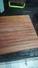 爱仕达（ASD）菜板进口乌檀木99%抗菌砧板整木加大加厚双面防霉面板45*28*2.5cm 实拍图
