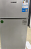 华宝小冰箱小型家用出租房用冷藏冷冻两用一级能效节能省电迷你宿舍寝室办公室二门电冰箱 【一级能效】68L银色【全国联保】 实拍图