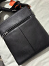 稻草人男士单肩斜挎真头层牛皮通勤休闲挂包商务高端出差轻奢大容量 实拍图