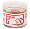 得力（deli）【超级爆款】50g彩色高弹力橡胶圈/橡皮筋/乳胶圈 财务办公用品 单盒装 3219 实拍图
