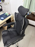 科幻猩电竞椅电脑游戏椅舒服久坐家用椅子办公椅可躺可升降椅座椅躺椅 超纤皮-黑色+头枕+脚踏+海绵坐垫-钢制脚 滑轨扶手 实拍图