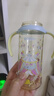 贝亲（Pigeon）自然成长翻盖直饮吸管 大童奶瓶330ml 马戏团 18月+ AA279 实拍图