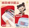 得力（deli）哪吒系列大容量多用途笔袋 学生高颜值卡通图案新品文具盒 趣味滑动装饰收纳袋 红NZ754开学文具 实拍图