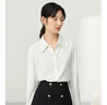 尚都比拉职业正装白色衬衫女春秋季女装气质通勤长袖上衣女士高级感衬衣 实拍图