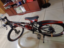 凤凰（Phoenix）儿童自行车山地车男女学生脚踏车6-15岁童车 霸道 黑红色 22寸 实拍图