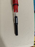 英雄（HERO）钢笔359 正姿 红色 F尖薄厚片工艺学生练字钢笔 （附加6支墨囊颜色随机）铱金钢笔签字笔 实拍图