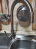 九牧（JOMOO）厨房水龙头304不锈钢洗菜盆360°旋转冷热双控龙头33221-748/7B-Z 实拍图