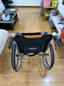 鱼跃 (yuwell)手动轮椅车H062折叠老人轻便免充气铝合金旅行手推代步 实拍图