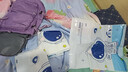 百易特真空压缩收纳袋棉被子羽绒衣服收纳袋大号5件套宇航员款 实拍图