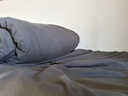艾薇110g亲肤三件套单人宿舍3件套被罩被套床单枕套0.9/1.2米床 深灰 实拍图