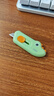 得力（deli）迷你随身美工刀卡通小鳄鱼可爱拆快递开箱小刀学生美术裁纸刀小号 TD138绿 实拍图