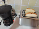 东菱（Donlim）烤面包机早餐机三明治机多士炉不锈钢机身 家用小型全自动宽槽吐司机轻食机DL-8117 实拍图