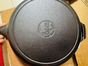 LODGE【美国进口】洛矶平底锅不易粘锅铸铁锅无涂层煎锅煎牛排锅 L8SK3- 26cm 实拍图