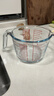 展艺高硼硅玻璃量杯1000ml加厚刻度耐高温微波炉烤箱烘焙打蛋热奶过滤 实拍图
