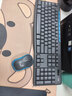 罗技（Logitech）MK275 键鼠套装 无线键鼠套装 办公键鼠套装 全尺寸 商务键鼠套装 带无线2.4G接收器 黑蓝色 实拍图