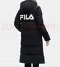 FILA斐乐官方男女长款羽绒服冬情侣款宽松休闲简约连帽保暖外套 实拍图