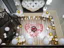 东之天地仿真玫瑰花瓣结婚婚礼婚房生日表白装饰手撒花求婚花瓣雨婚庆用品 仿真玫瑰花瓣【酒红色】约1000片 实拍图