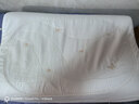 水星家纺乳胶枕头93%泰国进口原浆天然乳胶枕芯60S长绒棉抗菌防螨蚕丝枕头 实拍图