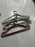 衣架成人加粗防滑加厚学生宿舍无痕挂衣架家用衣服晾衣架撑子衣挂 46cm加粗平肩带钩（四季款） 10支装（颜色随机） 实拍图