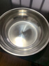 【不锈钢】和面盆厨房烘焙家用火锅盆洗菜打蛋汤锅盆醒面盆料理盆 32cm【热卖款】不锈钢 和面盆 实拍图