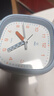 得力迷你夜光指针式闹钟 家庭卧室懒人闹钟学生闹钟 蓝8857开学开学季新年礼物 实拍图