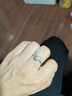 七度（SEVEN DEGREE）银戒指女单戒仿真钻戒求婚经典六爪锆石克拉结婚纪念教师节礼物 实拍图