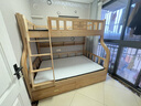 榕匠 橡胶木上下床纯实木双层床高低床男孩女孩上下铺儿童床子母床 爬梯款+书架+抽屉+5CM椰棕床垫*2 1350mm*2000mm【升级加厚】 实拍图