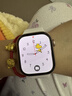 Apple/苹果 【女神节】Watch S11 智能手表GPS款42毫米玫瑰金色铝金属表壳淡桃粉色运动型表带S/M 实拍图