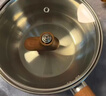 苏泊尔304不锈钢汤锅奶锅煮面锅木纹手柄18cm复底通用ET18JHBS01-WD 实拍图