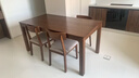 源氏木语实木餐桌家用小户型橡木饭桌北欧餐桌椅组合餐厅家具桌子 【17】胡桃色1.6米一桌四椅H28S33 实拍图