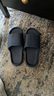 洁丽雅拖鞋男夏浴室洗澡防滑家居室内EVA大码男士凉拖鞋居家用夏季防臭 深蓝色 【升级款】 43-44 【标准码】 实拍图